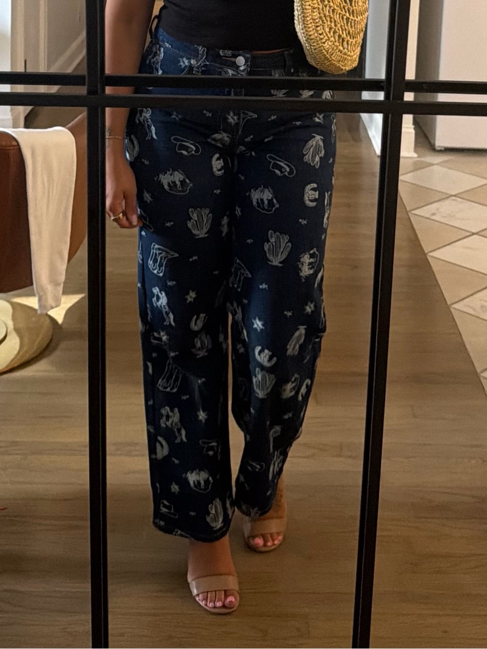 Western Themed Women's Jeans